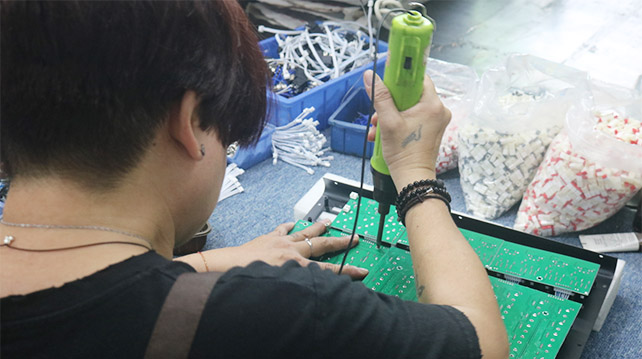Manufacturer's production process flow implementation standard - SOP