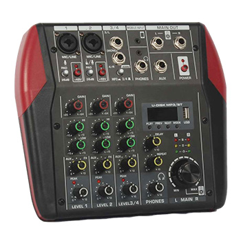 Wholesale Professional Q4 Audio Mixer DJ Sound Mixing Console For singing stage performance