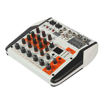 Wholesale cheap price sound mixer updated P6 series blue tooth function audio mixer console with USB mini dj mixer
