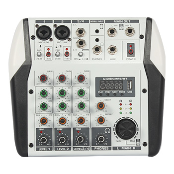 Wholesale Professional Q4 Audio Mixer DJ Sound Mixing Console For singing stage performance