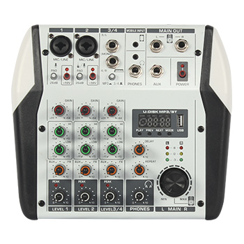 Wholesale Professional Q4 Audio Mixer DJ Sound Mixing Console For singing stage performance
